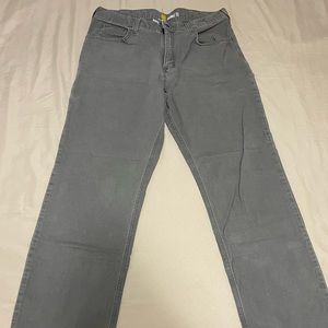 Carhartt pants gray, relaxed fit